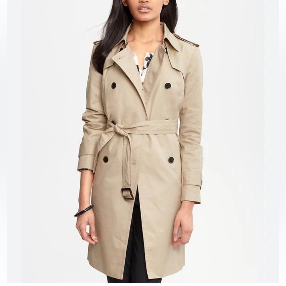 Banana Republic Tan Trench Coat